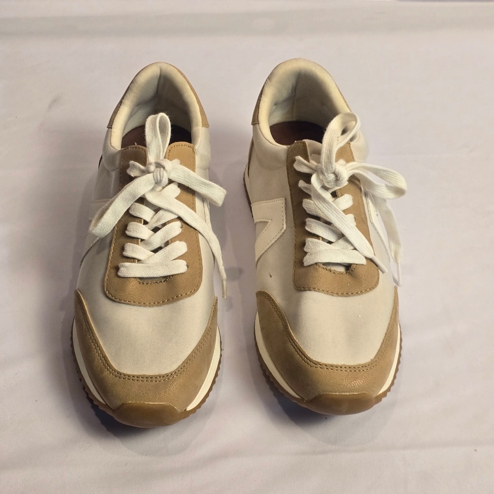 MIA Janet Women Cream Tan Lace Up‎ Sneakers GS1304105MM Size 9M